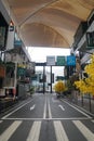 autumn street view photo shotting Royalty Free Stock Photo