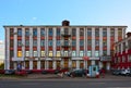Factory building in the River Pekhorka in Balashikha near Moscow, Russia