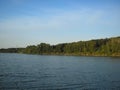 Autumn evening calm lake Royalty Free Stock Photo