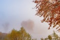 Autumn Sunrise, Jackson Hole Lake in Fog