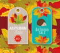 autumn tags icons