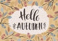 Autumn templates. Vector design for card, poster, flyer, web and other users.