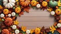 Autumn or Thanksgiving decoration background