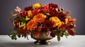 autumn thanksgiving flowers Royalty Free Stock Photo