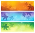 Autumn theme banners 1 Royalty Free Stock Photo