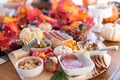 Autumn theme charcuterie board