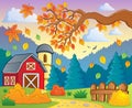 Autumn theme landscape 1