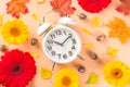 Autumn time change concept Royalty Free Stock Photo