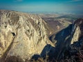 Autumn time at high altitudes in top of the rocky mountains