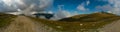 Autumn time at high altitudes in top of the rocky mountains