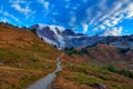 Autumn Trail in Mt. Rainier National Park, Washington State