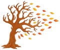 Autumn tree theme image 1