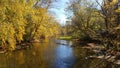 Autumn in the trees along the Mohican