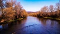 Autumn trees reflected in water	water, autumn, lake, river, nature, landscape, tree, sky, fall, reflection, trees, forest, pond, p Royalty Free Stock Photo