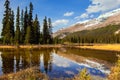 Autumn trip to the Rockies of Canada Royalty Free Stock Photo