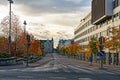 Autumn twilight in Tampere Royalty Free Stock Photo