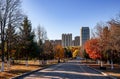 Autumn urban landscape of Changchun