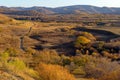 Autumn scenery in mongolia plateau Royalty Free Stock Photo