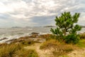 Autumn at Vao Beach - Vigo Royalty Free Stock Photo