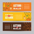 Autumn vector banners