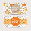 Autumn vector banners