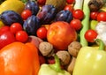 Autumn vegetables and fruits Royalty Free Stock Photo