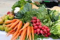 Autumn vegetables at market