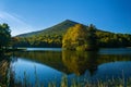 An Autumn View of Abbott Lake Royalty Free Stock Photo