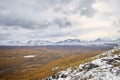 Autumn view of Abisko national park in north Sweden.