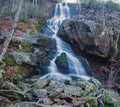 Autumn View of Apple Orchard Waterfall Royalty Free Stock Photo