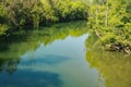 Autumn View of the Beautiful Roanoke River Royalty Free Stock Photo