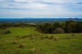 An Autumn View of the Blue Ridge Mountain Meadow