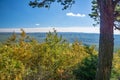 Autumn View of the Blue Ridge Mountains and Goose creek Valley Royalty Free Stock Photo