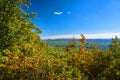 Autumn View of the Blue Ridge Mountains and Surrounding Valley Royalty Free Stock Photo