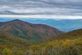 Autumn View of the Blue Ridge Mountains, Virginia, USA Royalty Free Stock Photo