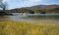 An Autumn View Carvins Cove Reservoir, Roanoke, Virginia, USA Royalty Free Stock Photo