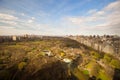 Autumn view of Central Park, Manhattan, New York Royalty Free Stock Photo