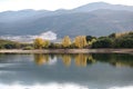 Autumn view of The Forty Springs Reservoir, Bulgaria