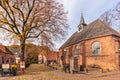 Autumn view of the historic village of Bronkhorst in the province of Gelderland, The Netherlands