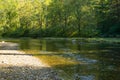 Autumn View of Maury River at Goshen, Virginia, USA