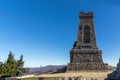 Autumn view of Monument to Liberty Shipka, Bulgaria Royalty Free Stock Photo