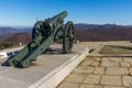 Autumn view of Monument to Liberty Shipka, Bulgaria Royalty Free Stock Photo