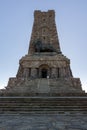 Autumn view of Monument to Liberty Shipka, Bulgaria Royalty Free Stock Photo