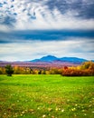 Mount Katahdin in Fall in Maine Royalty Free Stock Photo