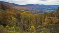 An Autumn of View of the Mountains and Valley - 3 Royalty Free Stock Photo