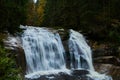 Mumlava river and waterfalls near Harrachov