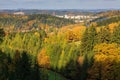 Autumn view of Nachod, Czech republic