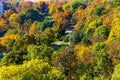 Autumn view from Nuselsky bridge, Prague, Czech Republic Royalty Free Stock Photo