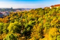 Autumn view from Nuselsky bridge, Prague, Czech Republic Royalty Free Stock Photo