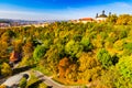 Autumn view from Nuselsky bridge, Prague, Czech Republic Royalty Free Stock Photo